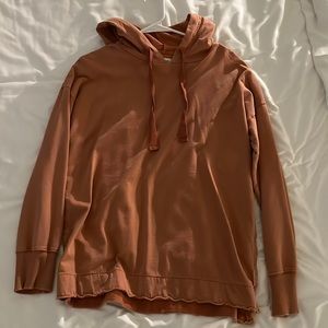 aerie burnt orange hoodie
